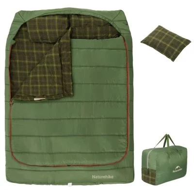 Naturehike Akino Double Sleeping Bag - Green (220*160)